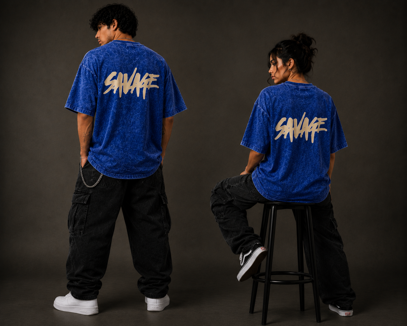 Savage Drop Shoulder T Shirt