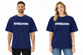 Evolution Print Drop Shoulder Acid Wash T-Shirt